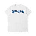 White Odinseed Blue Graphic Tee